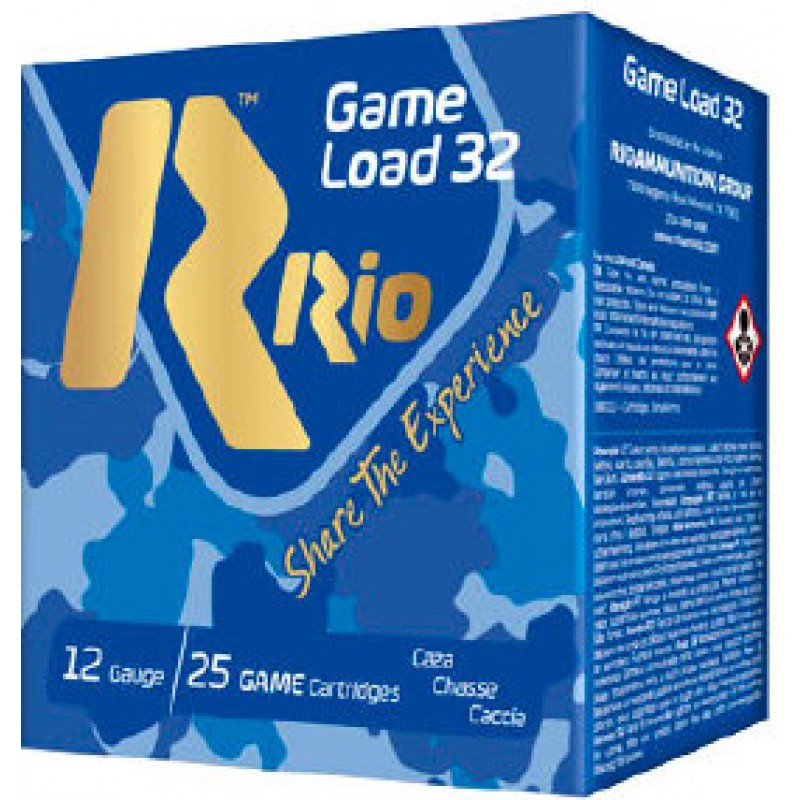 Патрон RIO Game Load-32 (RIO 20) Disperser кал. 12/70 дріб №5 (3 мм) навішування 32 г 