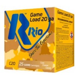 Патрон RIO Game Load C20 кал. 20/70 дріб №4 (3,25 мм) навішування 25 г 