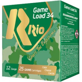 Патрон RIO GAME LOAD кал. 12/70 дрібь №1 (4 мм) навеска 34 г 