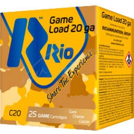 Патрон RIO Game Load C20 кал. 20/70 дрібь №4 (3,25 мм) навеска 28 г 