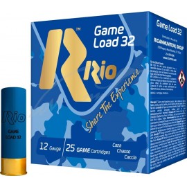 Патрон RIO Load Game-32 FW (RIO 20) (без контейнера) кал. 12/70 дріб №0 (4,25 мм) наважка 32 г
