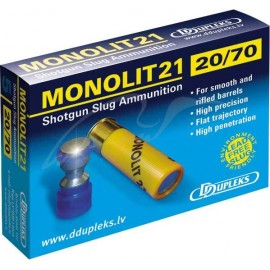 Патрон D Dupleks Monolit 21 кал. 20/70 куля Monolit маса 19.5 р