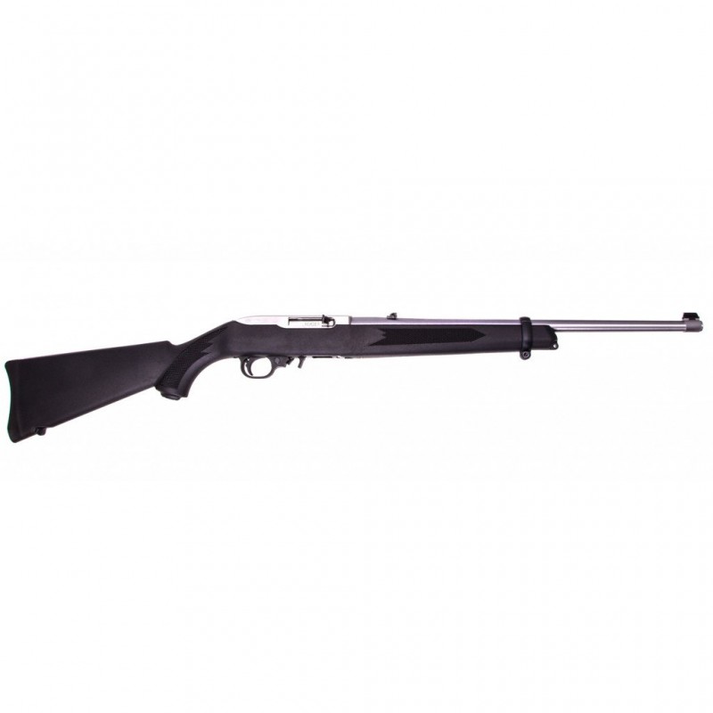 КАРАБІН МИСЛИВСЬКИЙ RUGER "10/22" CARBINE 22LR SYNTHETIC, STAINLESS STEEL 01256