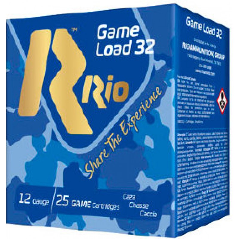Патрон RIO Game Load-32 Disperser кал. 12/70 дріб №3 (3.5 мм) навішування 32 г 